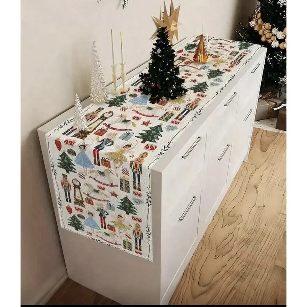 Christmas Nutcracker Table Runner 13 X 72” New